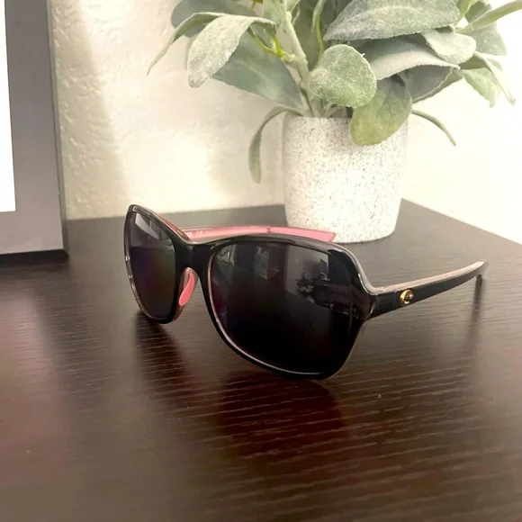 Costa Pink and Black Sporty Sunglasses Costa Pilothouse PRO XXL (35-135) with Rose lenses and Matte  main image 3